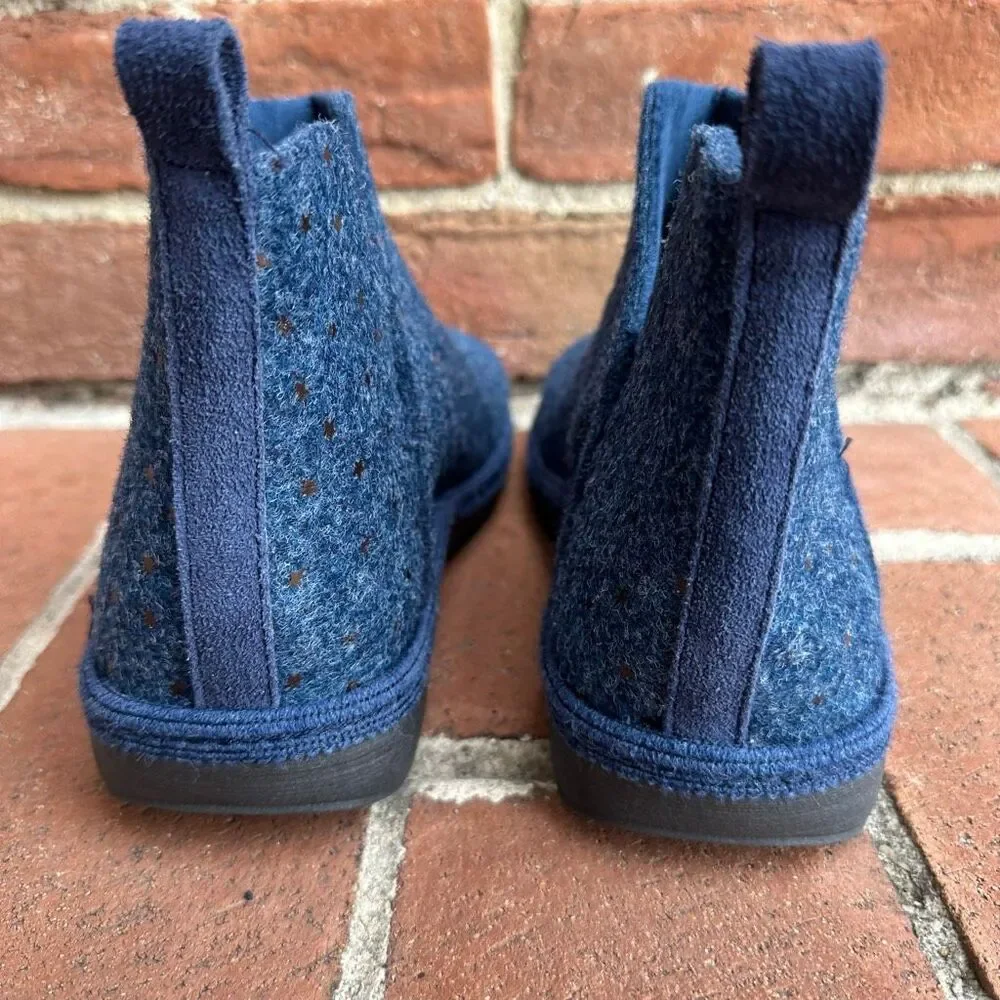 Unity in Diversity Palma Wool Slipper Booties Starry Blue EU 37 NEW
